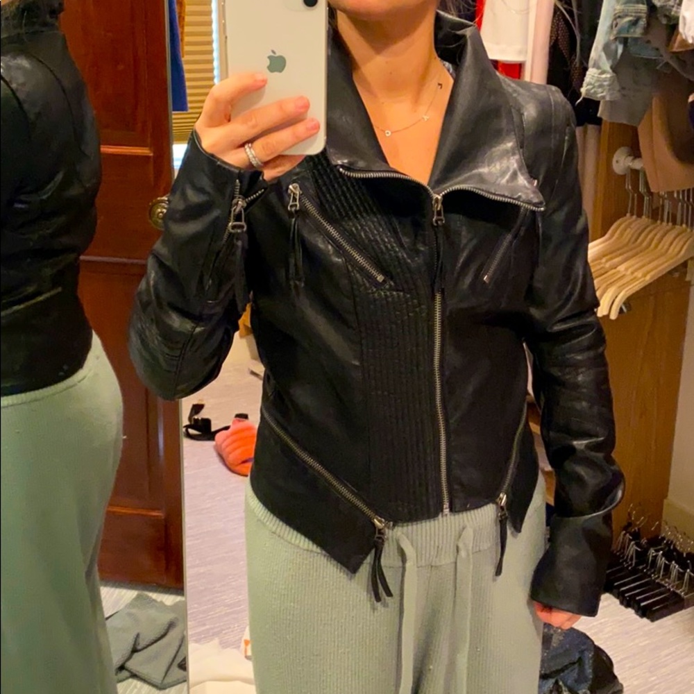 Vegan Leather  Jacket